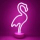 én - Flamingo Unicorn Neon Sign LED éjszakai lámpa otthoni gyerekszoba dekorációhoz Hawaii trópusi party esküvői
