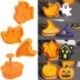 4db - Halloween tök szellem sütik penész barkácsolás szilikon torta csokoládé fondant sütés penész eszközök