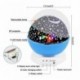 kék - Csillag projektor lámpa LED éjszakai fény baba gyermek hálószoba dekoráció Csillagos óvoda Hold galaxis projektor