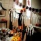 S - 1 pár Halloween dekoráció csontváz kéz Reális élet műanyag hamis emberi kéz csont szellem kísértetjárta ház