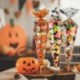pók - 100db Halloween kúpos táska sütőtök denevér pók háromszög alakú cukorkás táska halloween ajándék kedvez