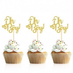 arany ó fiú - 10db arany ó baba cupcake topper fiú lány baba zuhany nemi felfedi gyerekek 1. születésnapi party