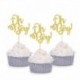 arany ó fiú - 10db arany ó baba cupcake topper fiú lány baba zuhany nemi felfedi gyerekek 1. születésnapi party