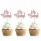 vad - 10db arany ó baba cupcake topper fiú lány baba zuhany nemi felfedi gyerekek 1. születésnapi party dekorációs torta