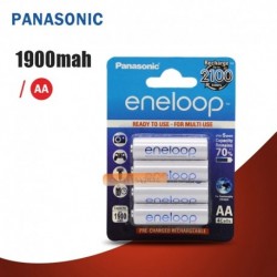 16db - Panasonic Eneloop 100 Eredeti AA újratölthető akkumulátor 1.2v 1900mAh Előre feltöltött Ni-MH aa akkumulátorok a