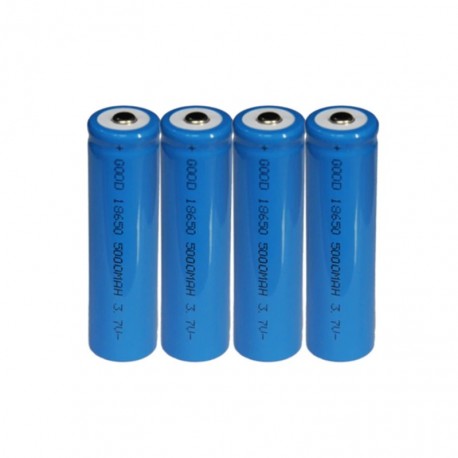 4PCS 3.7V 5000mAh 18650 akkumulátor Li Ion újratölthető nagy kapacitású elemlámpa forró új forró teljesítmény nagy