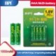 4PCS 1.6V BPI AAA 1000mWh újratölthető Ni-Zn akkumulátor játékokhoz Kameraborotvák egér elektronikus szótár PK Ni-MH