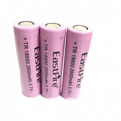 3PCS Bettery 18650 újratölthető akkumulátor 3.7v 2600MAH újratölthető Li-ion akkumulátor 18650 akkumulátorok 18650-hez