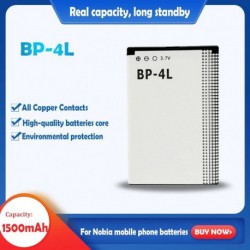 Névleges feszültség: 3,7 V - BP-4L 1500mAh csere-okostelefon lítium-ion akkumulátor Nokia E61i E52 E55 E6 E63 E71 E72 E73