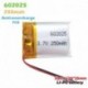 1 DB - 602025 3,7 V 250 mAh lítium akkumulátorok MP3 MP4 MP5 GPS PSP mobil bluetooth headset hangszóró Li-Po li ion