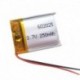 1 DB - 602025 3,7 V 250 mAh lítium akkumulátorok MP3 MP4 MP5 GPS PSP mobil bluetooth headset hangszóró Li-Po li ion