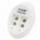2 * 880mAh 9v Li-ion lítium újratölthető akkumulátor 9 voltos akkumulátorok   1 * intelligens töltő 5 év garancia