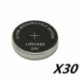 Névleges feszültség: 3,6 V - 30db 3.6V LIR2450 120mAh újratölthető akkumulátor 500-szoros lítium érmeelemes gombelem