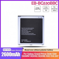 Névleges feszültség: 3,7 V - 2600mAh akkumulátor Samsung Galaxy Grand Prime G530 G531 G5308W J3 (2016 2018) J320 On5 j327 EB