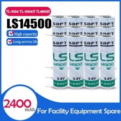 12PCS eredeti SAFT LS14500 3.6V 2400MAH AA lítium akkumulátor PLC ipari automatizálási berendezésekhez CNC gép forrasztó