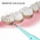 02 - Hordozható elektromos Sonic Dental Scaler fogkő eltávolító fogfoltok fogkő USB töltésű fogorvos fehéríti a