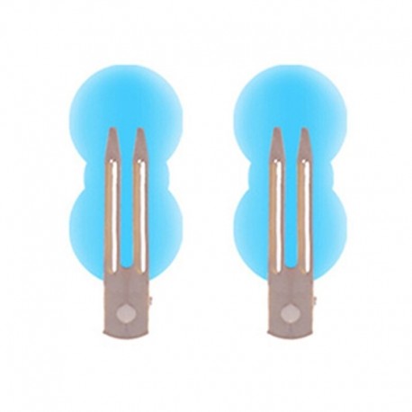 12kék 2db - Forró hajápolás Nem hajlékony, zökkenőmentes hajcsipeszek Oldalsó frufru Fix Fringe Barrette smink Mosás