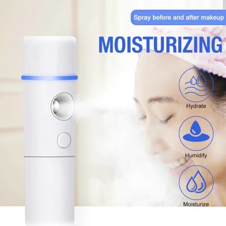 1 db - Mini hordozható arcpermet Nano Spray hidratáló kézi szépségnedvesítő arcgőzölő hidegpermetező készülék