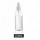 20PCS - 100/50 / 30ml hordozható kicsi, átlátszó műanyag üres spray alkoholos fertőtlenítő vízpermet antibakteriális