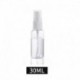 20PCS - 100/50 / 30ml hordozható kicsi, átlátszó műanyag üres spray alkoholos fertőtlenítő vízpermet antibakteriális