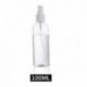 20PCS - 100/50 / 30ml hordozható kicsi, átlátszó műanyag üres spray alkoholos fertőtlenítő vízpermet antibakteriális