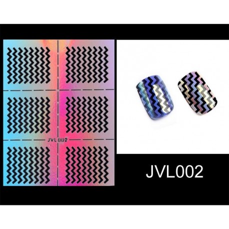 Matricás sablon körömhöz - műkörömhöz - 002 - JVL002 verzió