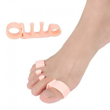 rózsaszín - Lábcsont-hüvelykujj korrekció Rugalmas korrektor egyenesítők lábujj távtartók Bunion Relief Bunion Hallux
