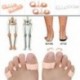 rózsaszín - Lábcsont-hüvelykujj korrekció Rugalmas korrektor egyenesítők lábujj távtartók Bunion Relief Bunion Hallux