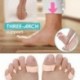 rózsaszín - Lábcsont-hüvelykujj korrekció Rugalmas korrektor egyenesítők lábujj távtartók Bunion Relief Bunion Hallux