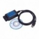 Kiváló minőségű ECU szkenner USB diagnosztikai kábel a Fiat autó diagnosztikai eszközhöz OBD2 OBD 2 csatlakozó