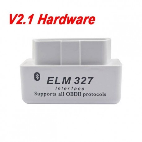 Kék V2.1 - Super Mini Elm327 Bluetooth OBD2 V2.1 Elm 327 V 1.5 OBD 2 autódiagnosztikai eszköz szkenner Elm-327 OBDII adapter