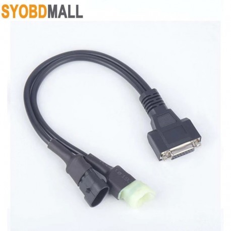 DB15 a Honda 4Pin   Chunfeng 3Pin 2in1 motorkerékpár OBD átalakító kábelhez Automobile Diagnostic OBD2 3 PIN 4 PIN A DB