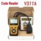 Új V311A Professional ECU hibák szkenner autó OBD OBD2 ELM327 kódolvasó diagnosztikai eszköz 128 X 64 pixel kijelző