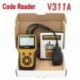 Új V311A Professional ECU hibák szkenner autó OBD OBD2 ELM327 kódolvasó diagnosztikai eszköz 128 X 64 pixel kijelző