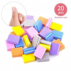 Körömápoló készlet - 20db Színes Körömreszelő - Tömbreszelő - csiszolótömb - G szett