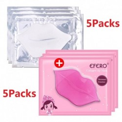 10Pack - Kollagén ajakmaszk tapasz öregedésgátló ránctalanító alátét ajkak dúsabb maszkok hámlasztás tartós
