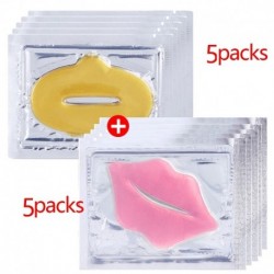 10Pack - Kollagén ajakmaszk tapasz öregedésgátló ránctalanító alátét ajkak dúsabb maszkok hámlasztás tartós