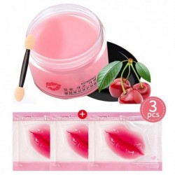 1palack és 3db - Kollagén ajakmaszk Plumper Anti Aging Moisture Essence gélfolt ajak alvómaszk