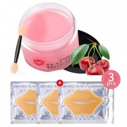 1palack és 3db - Kollagén ajakmaszk Plumper Anti Aging Moisture Essence gélfolt ajak alvómaszk