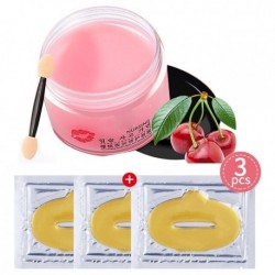 1palack és 3db - Kollagén ajakmaszk Plumper Anti Aging Moisture Essence gélfolt ajak alvómaszk
