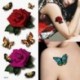 3PCS - Ideiglenes tetoválás matricák Vízátadó tetoválások a Body Art hűvös 3D vízálló ideiglenes tetoválásai