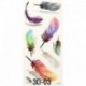 3PCS - Ideiglenes tetoválás matricák Vízátadó tetoválások a Body Art hűvös 3D vízálló ideiglenes tetoválásai