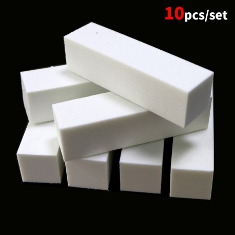 Körömápoló készlet - M340 szett - 10db Körömreszelő - Tömbreszelő - csiszolótömb - 4 oldalú reszelő felülettel