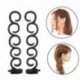 11db E stílus - Fánk zsemle készítő DIY női hajkiegészítők Zsinór stílusú hajtűk Barrettes Twist hajcsipeszek