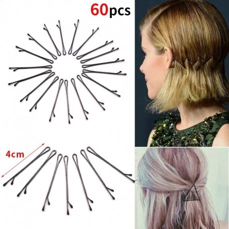 60PCS - DIY Hajkiegészítők Varázsfánk konty készítő Zsinór formázó hajtűk Barrettes Twist hajcsipeszek Frizura