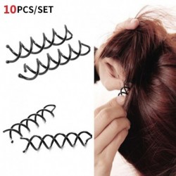 10 DB - DIY Hajkiegészítők Varázsfánk konty készítő Zsinór formázó hajtűk Barrettes Twist hajcsipeszek Frizura