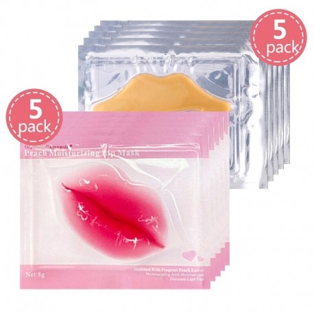 10Pack - Lip Sleeping Mask Plumper ajakápoló gélpárna hidratáló maszk javító vonalak simító szárazság hidratáló