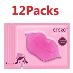 12Pack - Lip Sleeping Mask Plumper ajakápoló gélpárna hidratáló maszk javító vonalak simító szárazság hidratáló