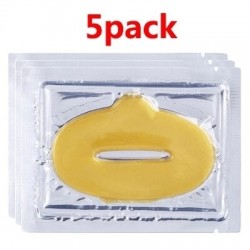 5Pack - Lip Sleeping Mask Plumper ajakápoló gélpárna hidratáló maszk javító vonalak simító szárazság hidratáló