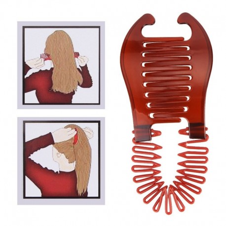 1PCS QB82 barna - Több stílusú DIY hajformázó eszközök női lányok hajkiegészítőkhez Varázsfánk konty készítő